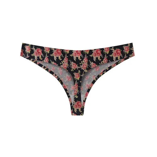 Lady Print Lovely Panties Women Cotton Seamless Underwear for Female