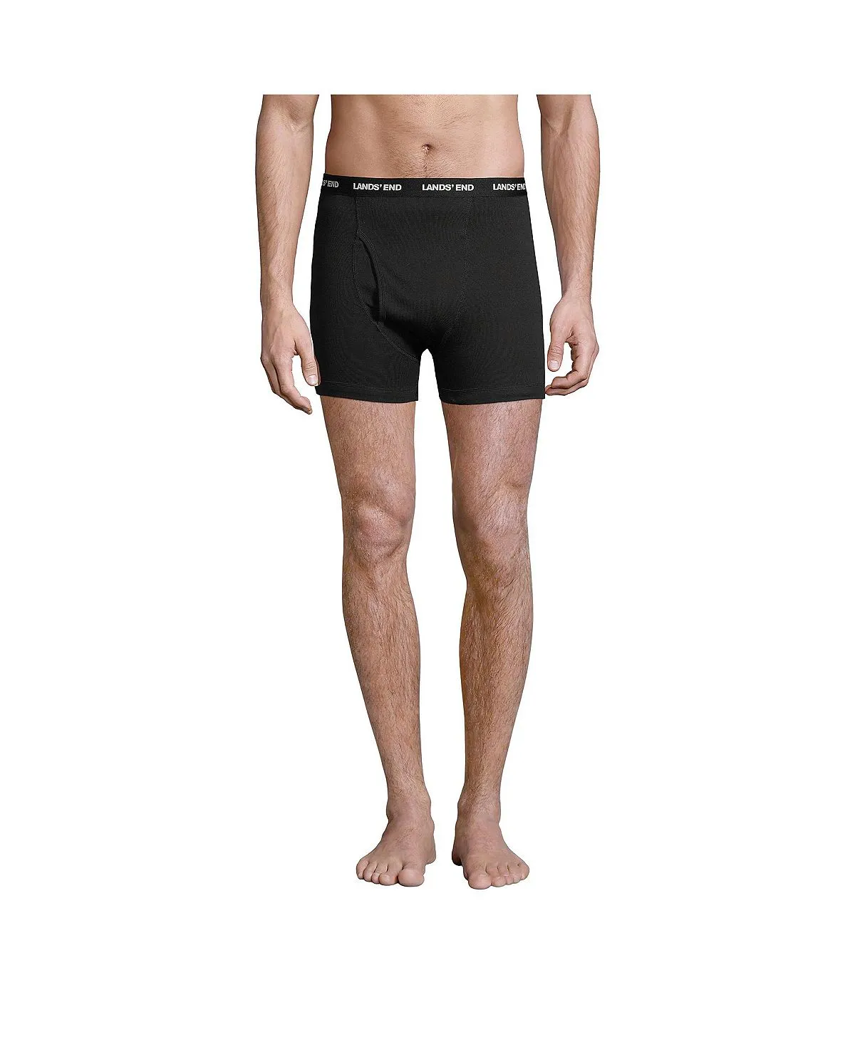 Lands' End Knitted Men's Boxer Briefs Three Pack