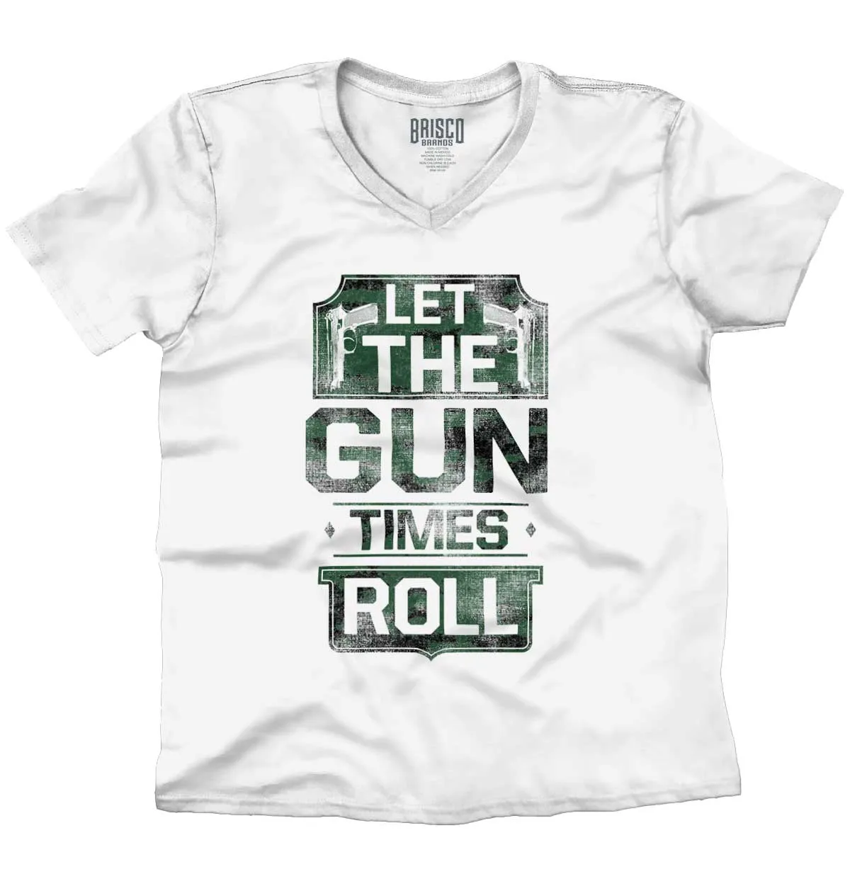 Let The Gun Times Roll V-Neck T-Shirt