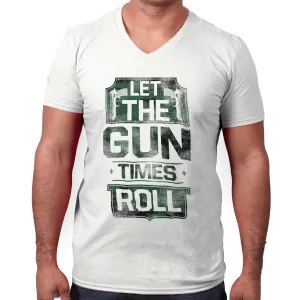 Let The Gun Times Roll V-Neck T-Shirt