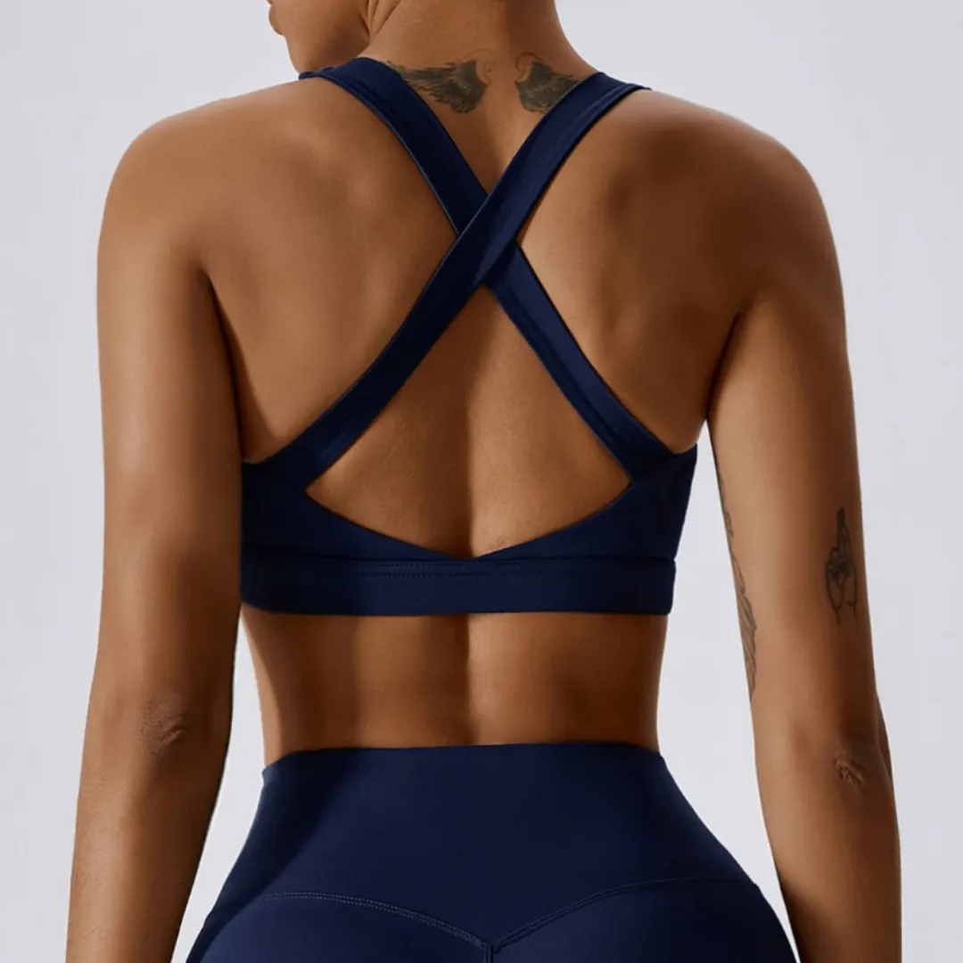 LETICIA CROSS BACK SPORTS BRA