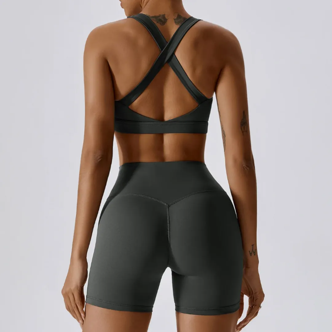 LETICIA CROSS BACK SPORTS BRA