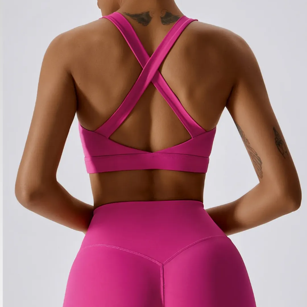 LETICIA CROSS BACK SPORTS BRA
