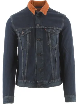 Levi Mens Navy Denim Jacket