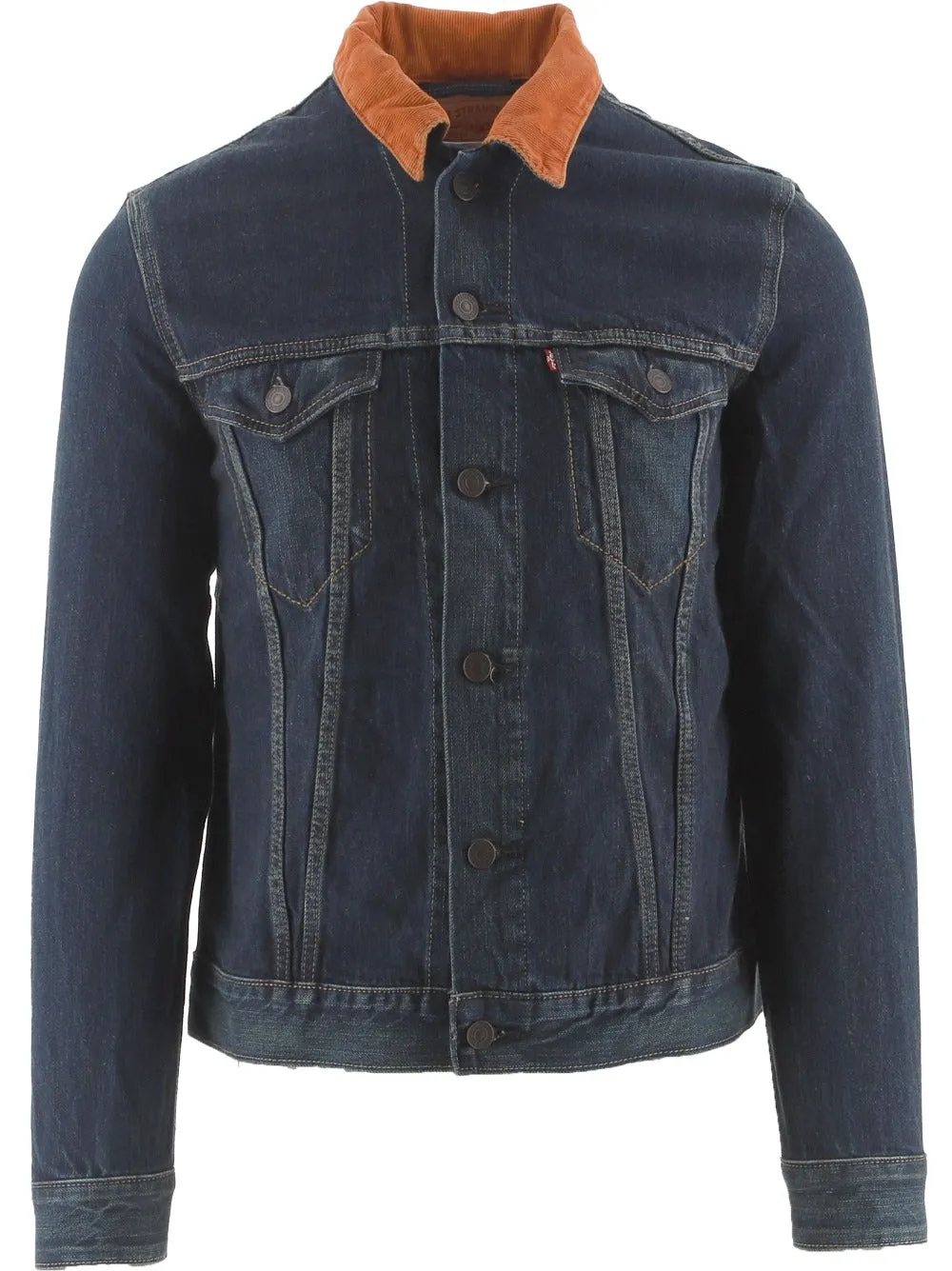 Levi Mens Navy Denim Jacket