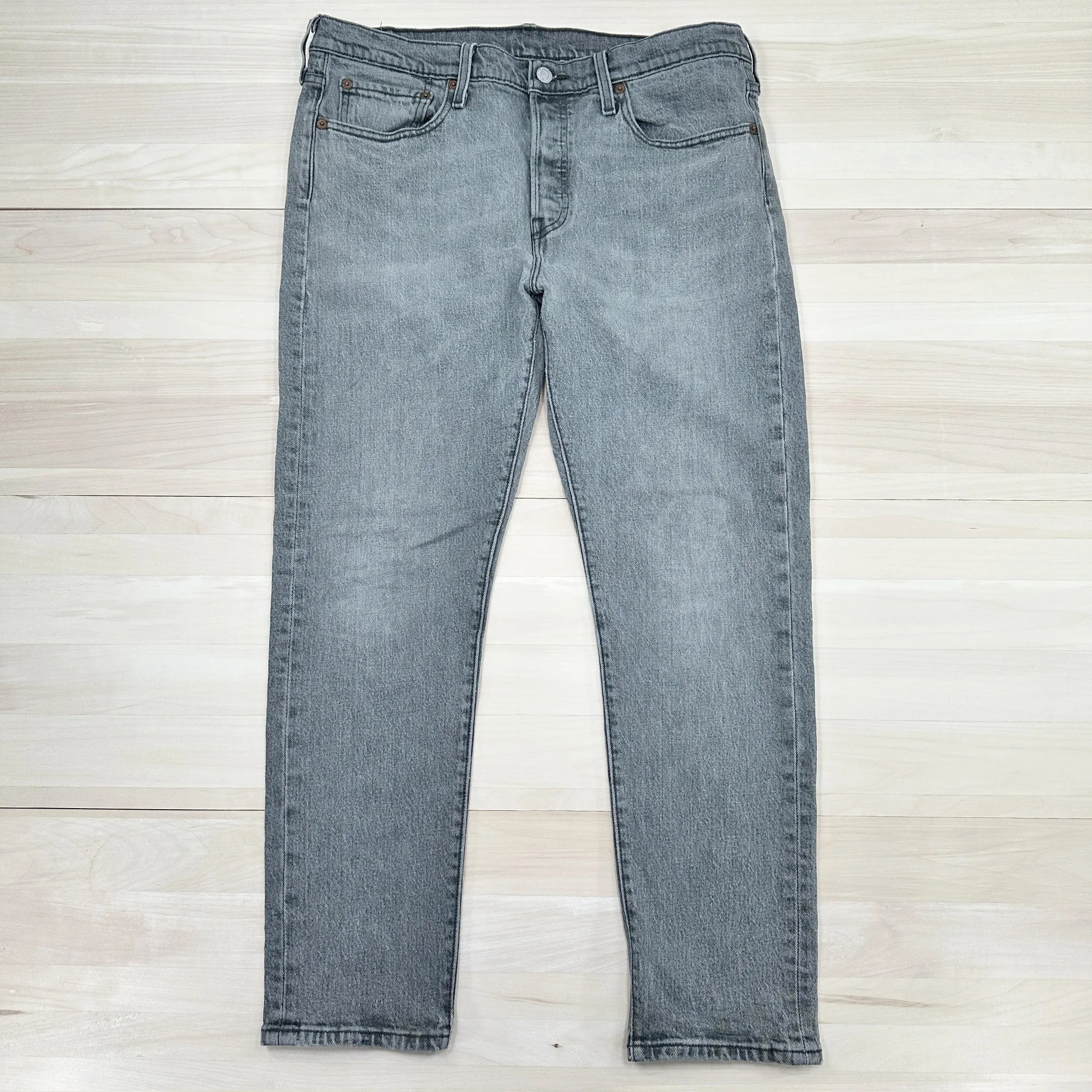 Levi's 501T Tapered Jeans - Tagged: 32x28; Measured: 35x28