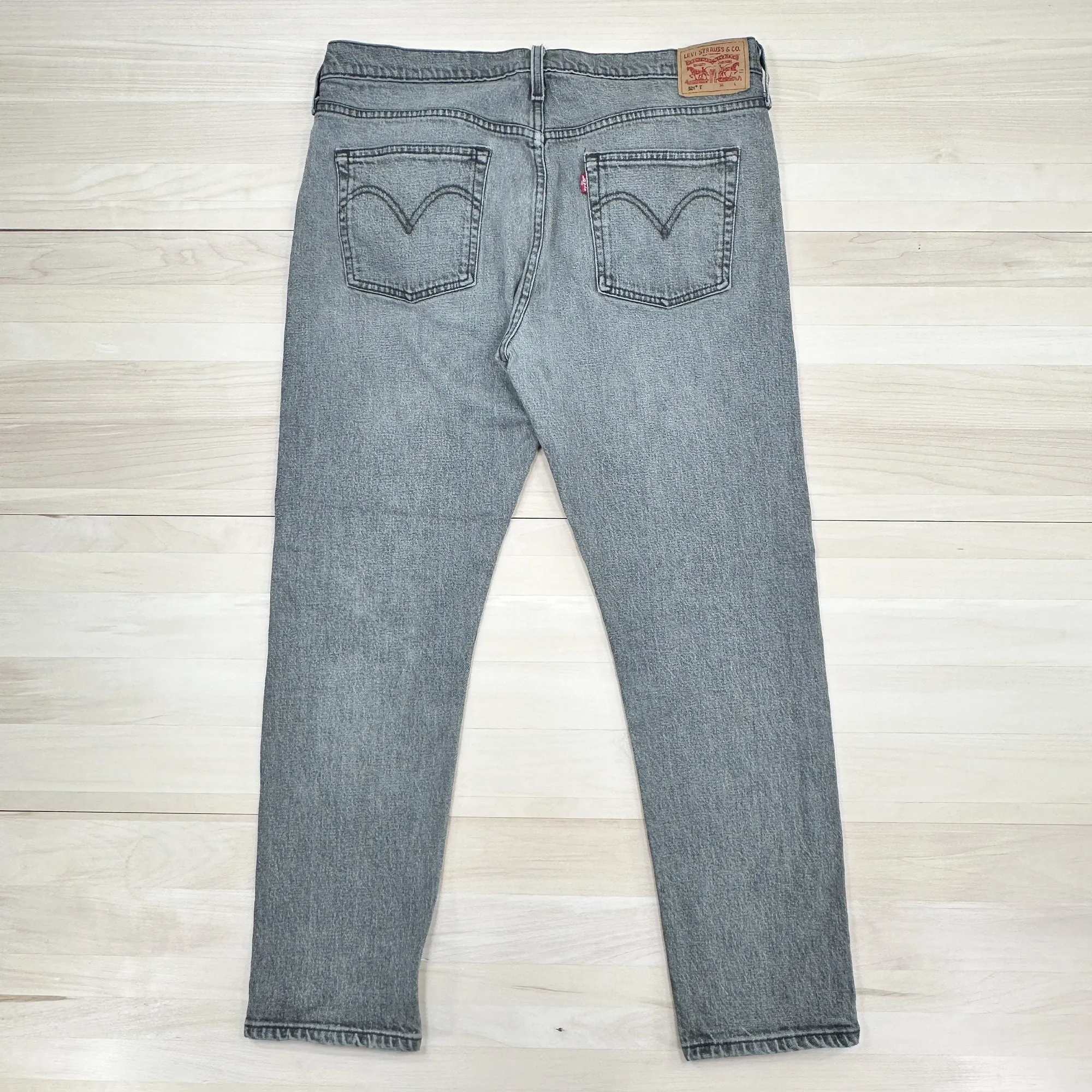 Levi's 501T Tapered Jeans - Tagged: 32x28; Measured: 35x28