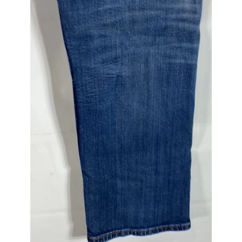 LEVI'S Men's Medium Blue Loose-Fit Straight-Leg Five-Pocket Denim Jeans SZ 34X30