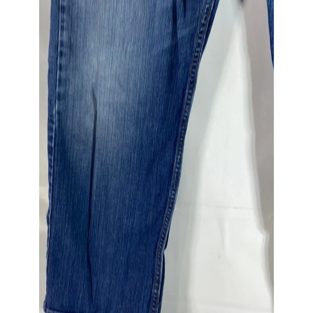LEVI'S Men's Medium Blue Loose-Fit Straight-Leg Five-Pocket Denim Jeans SZ 34X30