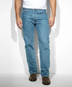 Levi's® Men's Medium Stone 501 Pre-Washed Denim Jeans