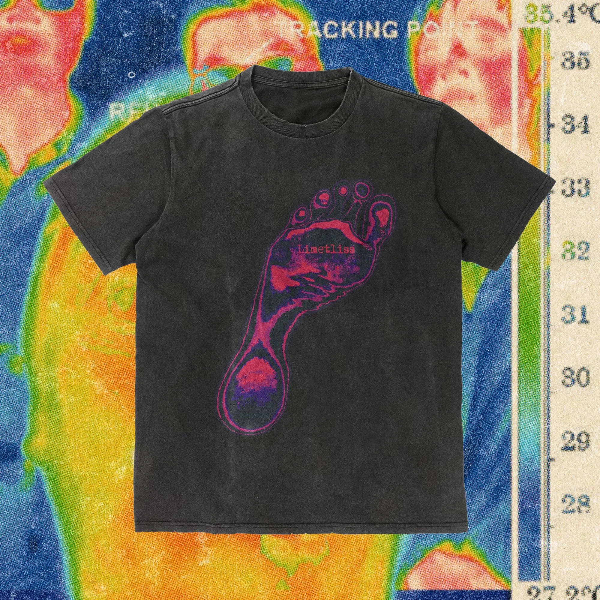 LIMETLISS Foot Fetish Tee / PURPLE PERSUASION
