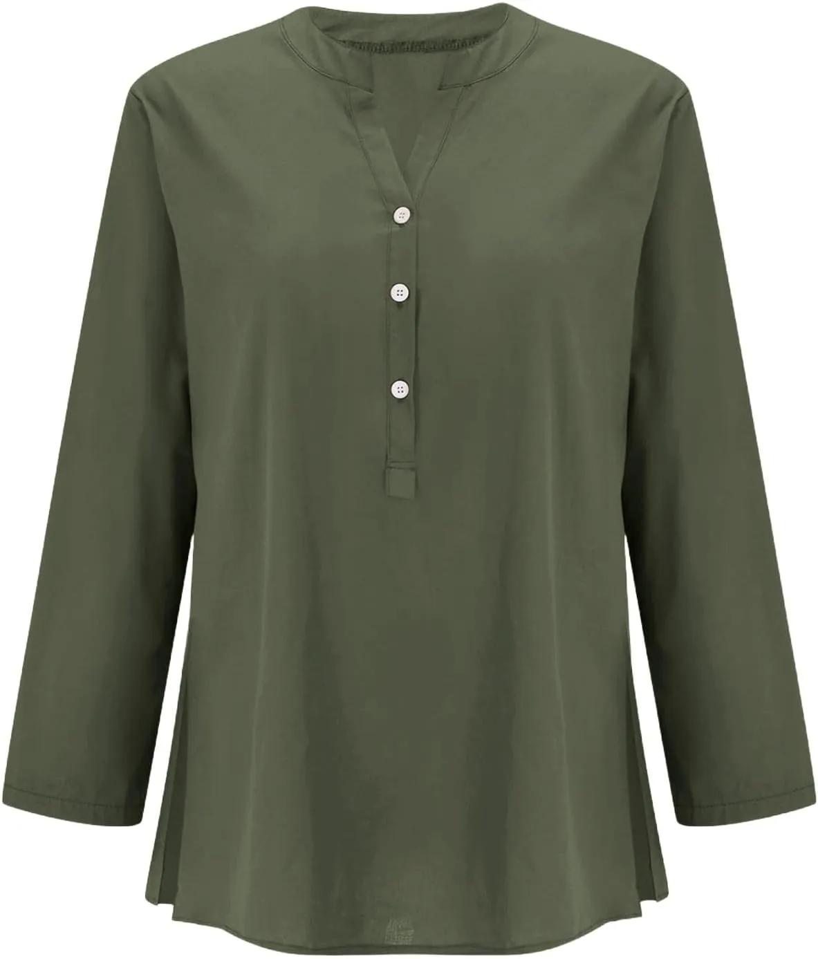 Linen Shirt for Women Half Sleeve Button Oversize T Shirt Lightweight Summer Fashion Tops Causal Dressy Daily Top