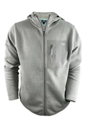 Live Forever Golf: Arcadia Fleece Hoodie Jacket - Gray