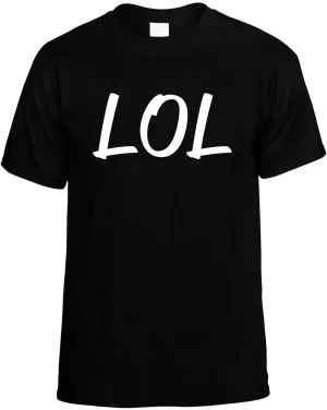 Lol Laugh Out Load Unisex T-Shirt Novelty Graphic Tee Shirt
