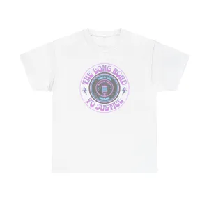 Long Road To Justice Unisex Heavy Cotton Tee