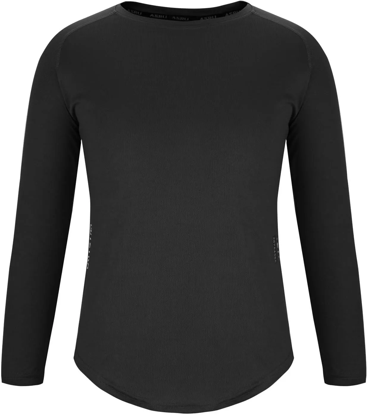 Long Sleeve Crewneck Workout Shirts for Men Moisture Wicking Sun Protection UV UPF 50 Tee T Shirts Men Fishing Running