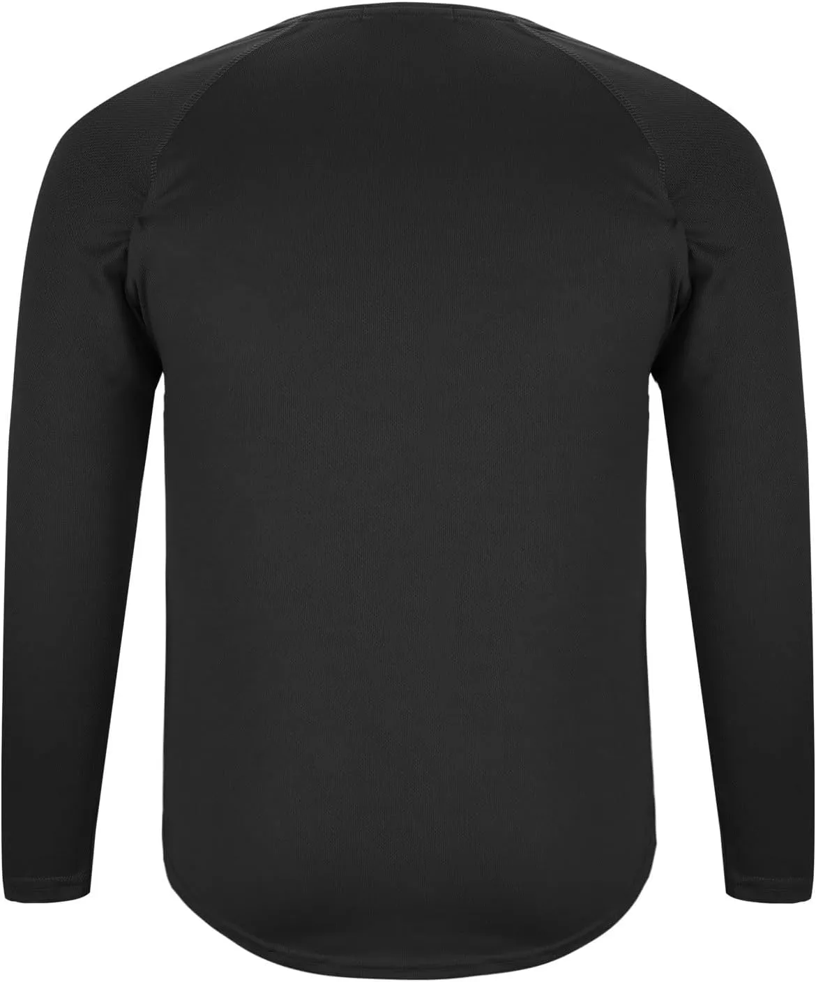 Long Sleeve Crewneck Workout Shirts for Men Moisture Wicking Sun Protection UV UPF 50 Tee T Shirts Men Fishing Running