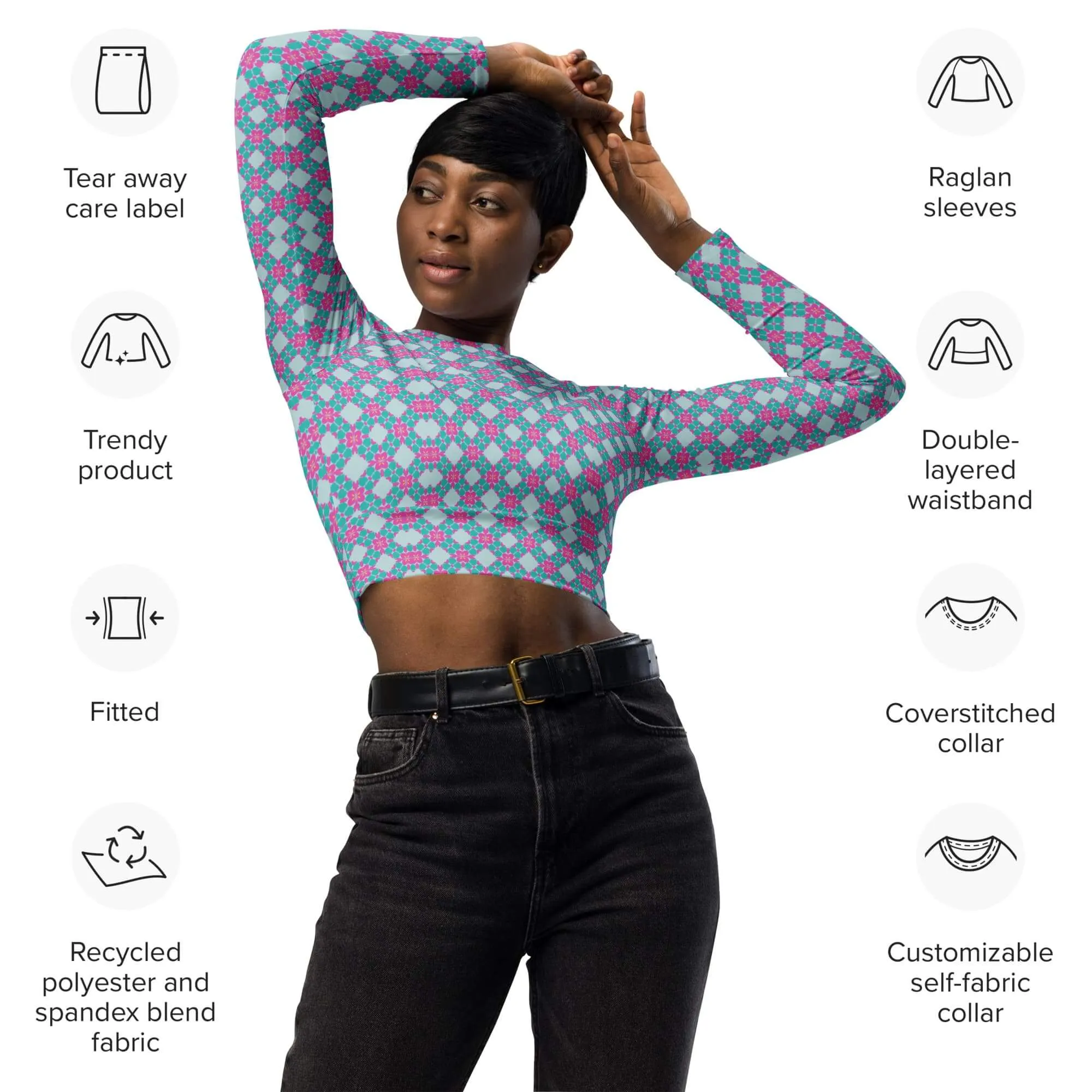 Long Sleeve Crop Top