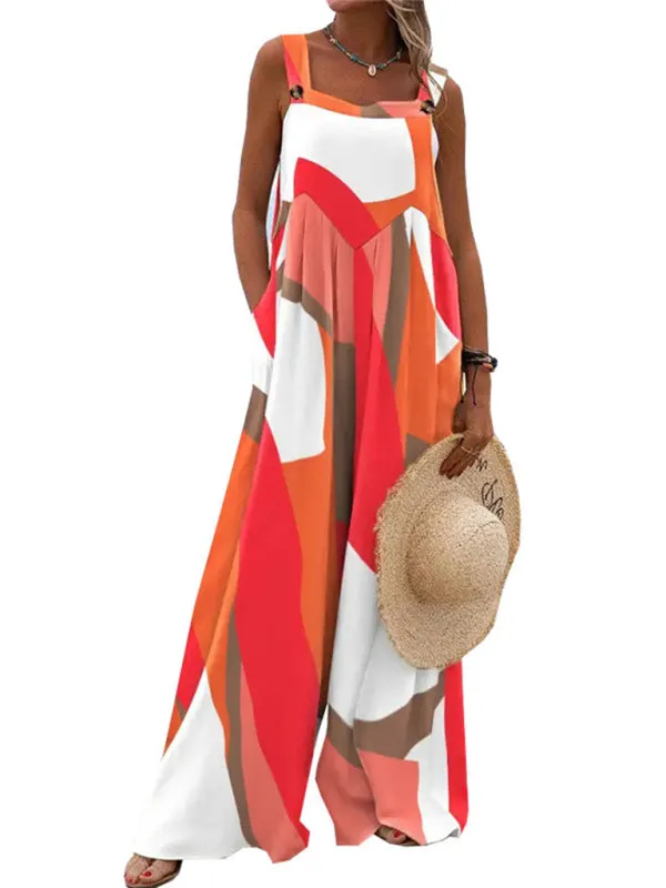 Luna Printed Casual Overall