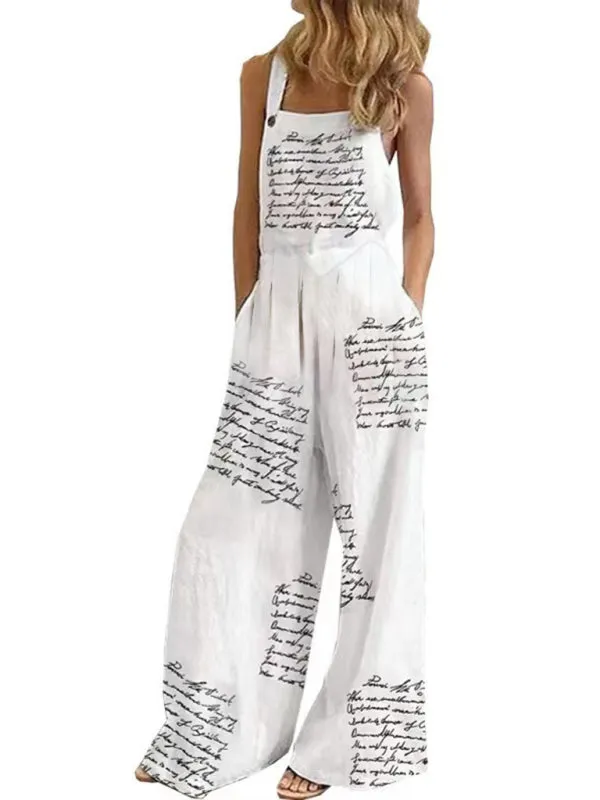 Luna Printed Casual Overall