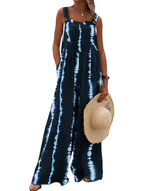 Luna Printed Casual Overall