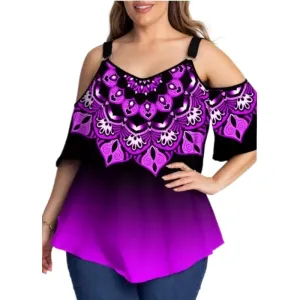 Luxury Brand Plus Size Women'S Blouses GOLDEN TOUCH
