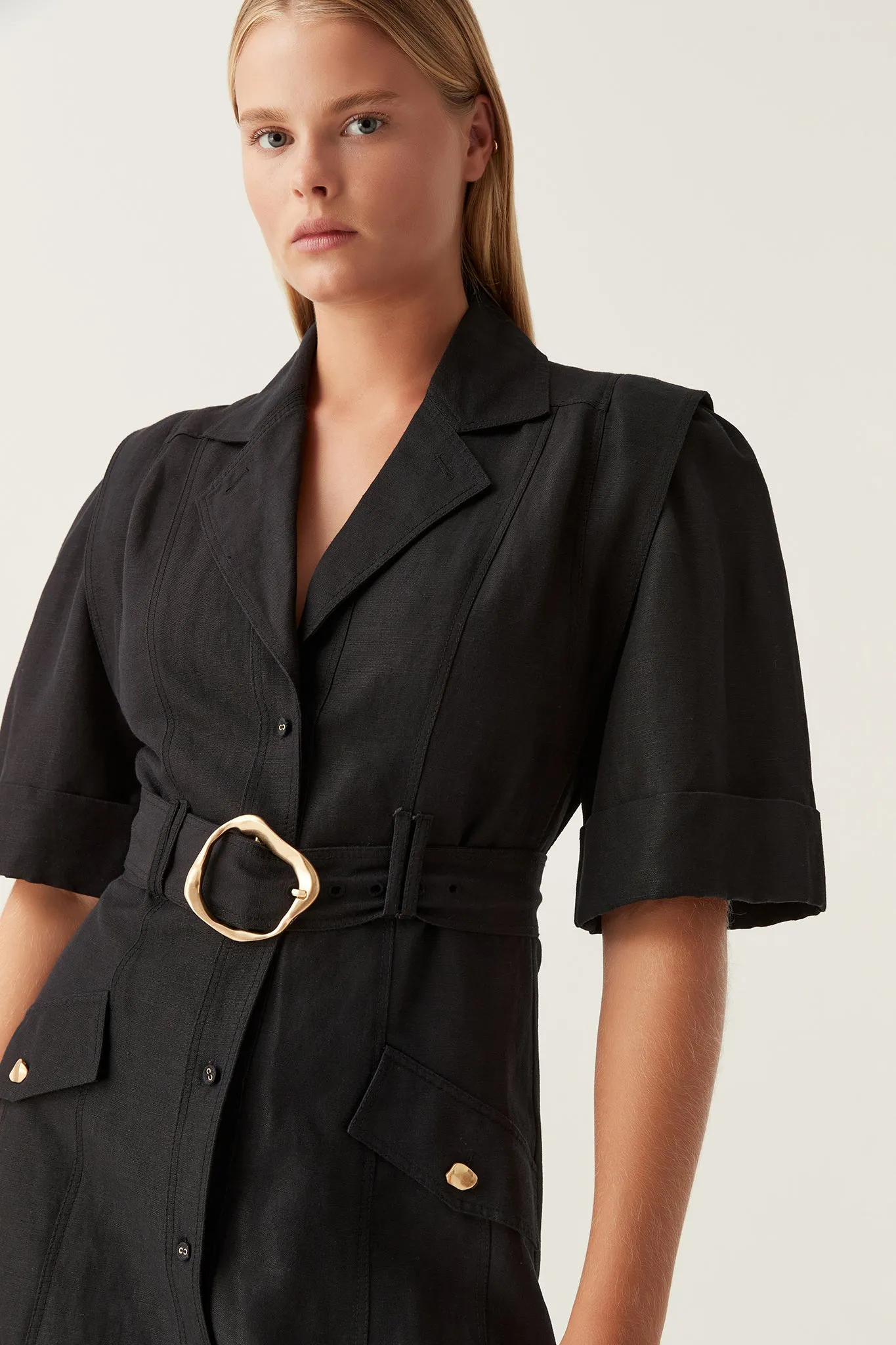 Lyric Belted Mini Dress