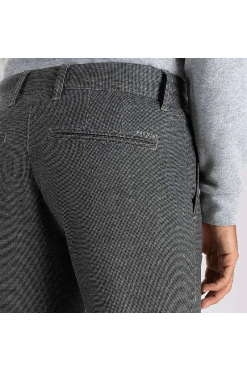 Mac Jeans-Men's Lennox Pants 6332-01-0624L | 061P Middle Grey Pepita | Clearance Final Sale
