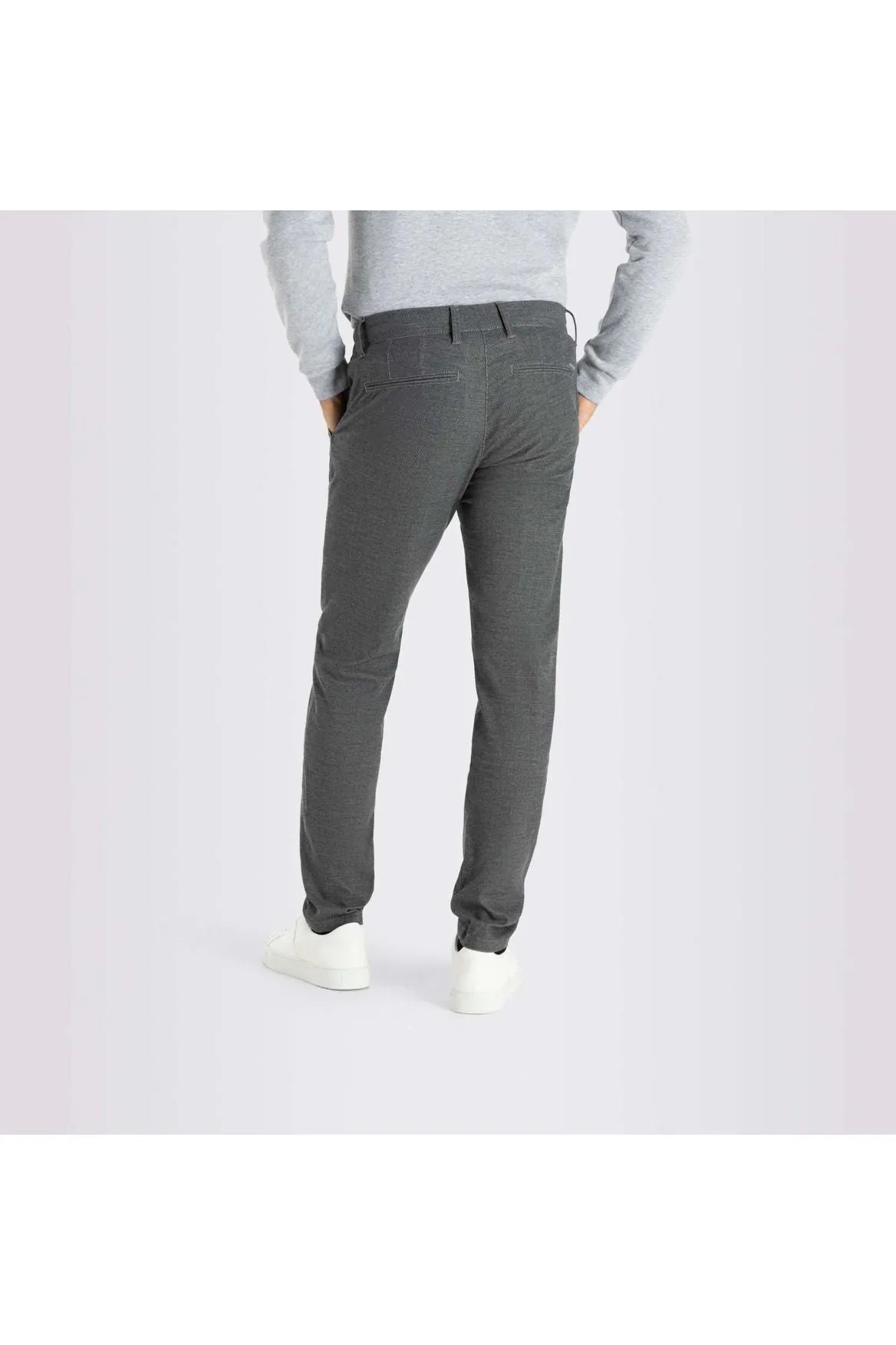 Mac Jeans-Men's Lennox Pants 6332-01-0624L | 061P Middle Grey Pepita | Clearance Final Sale