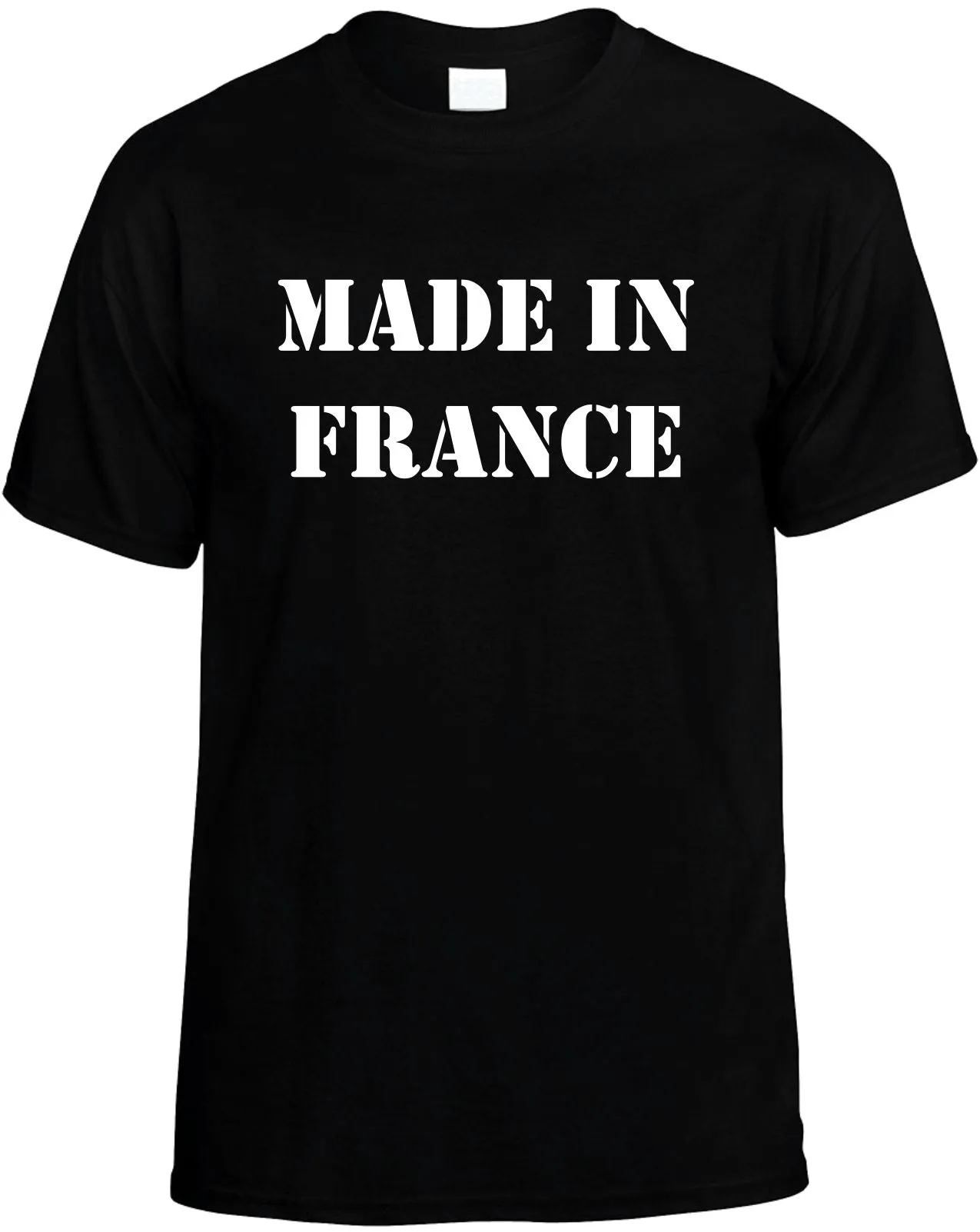 Made in France Unisex T-Shirt Novelty Graphic Tee Shirt