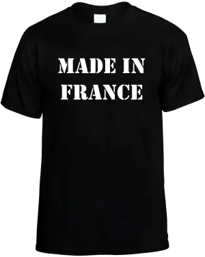 Made in France Unisex T-Shirt Novelty Graphic Tee Shirt