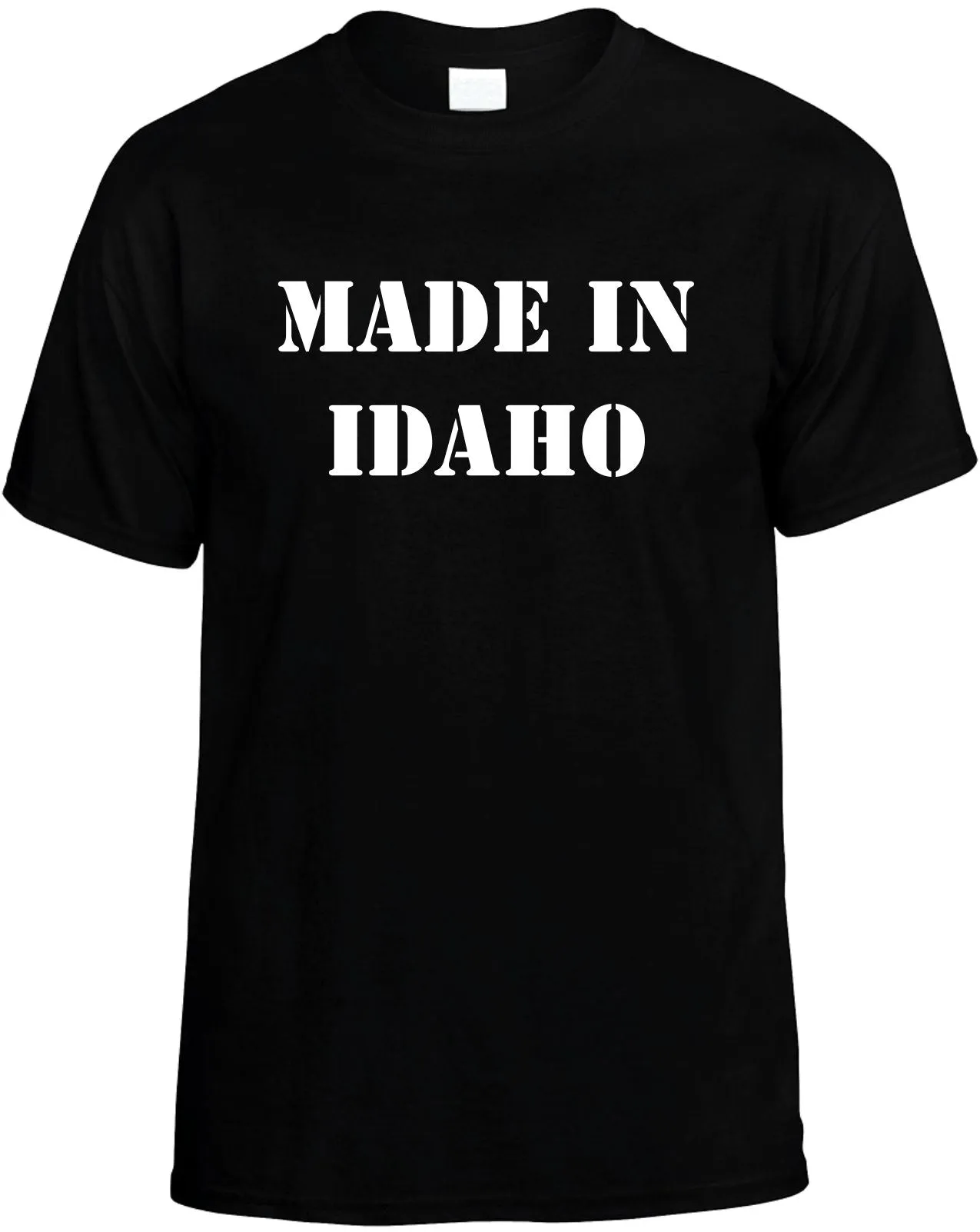 Made in Idaho Unisex T-Shirt Novelty Graphic Tee Shirt