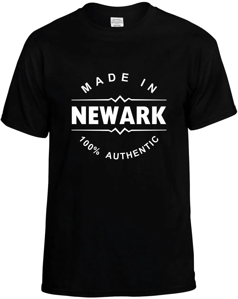 Made in Newark Unisex T-Shirt Novelty Graphic Tee Shirt