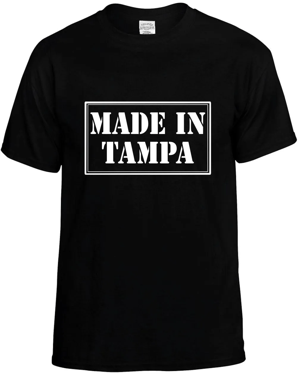 Made in Tampa Unisex T-Shirt Novelty Graphic Tee Shirt