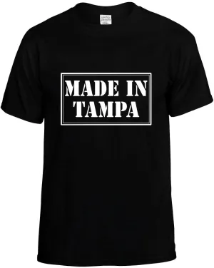 Made in Tampa Unisex T-Shirt Novelty Graphic Tee Shirt