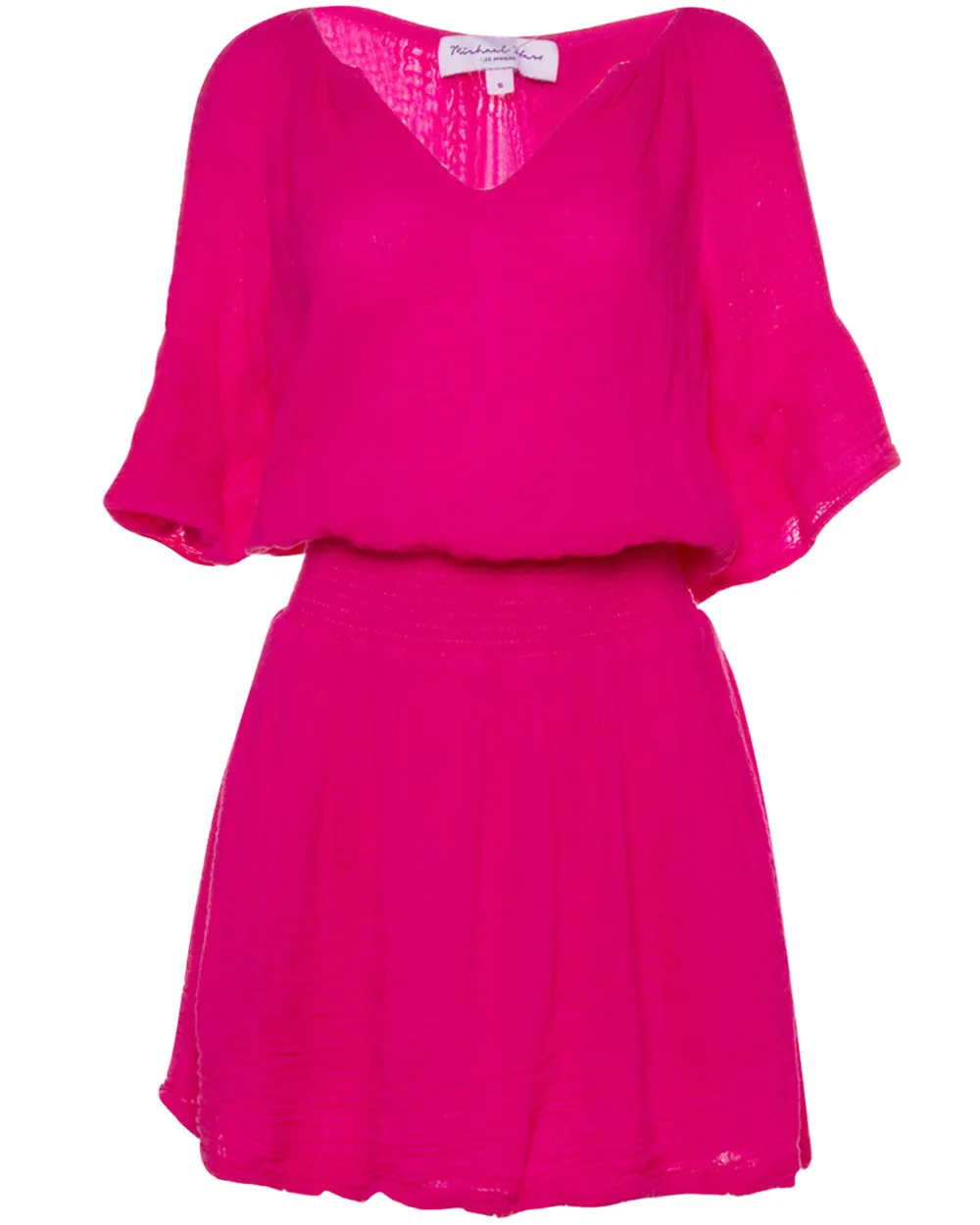 Magenta Smocked Katelyn Dress