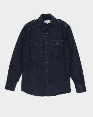 Maison Martin Margiela Blue Long Sleeve Denim Shirt - L