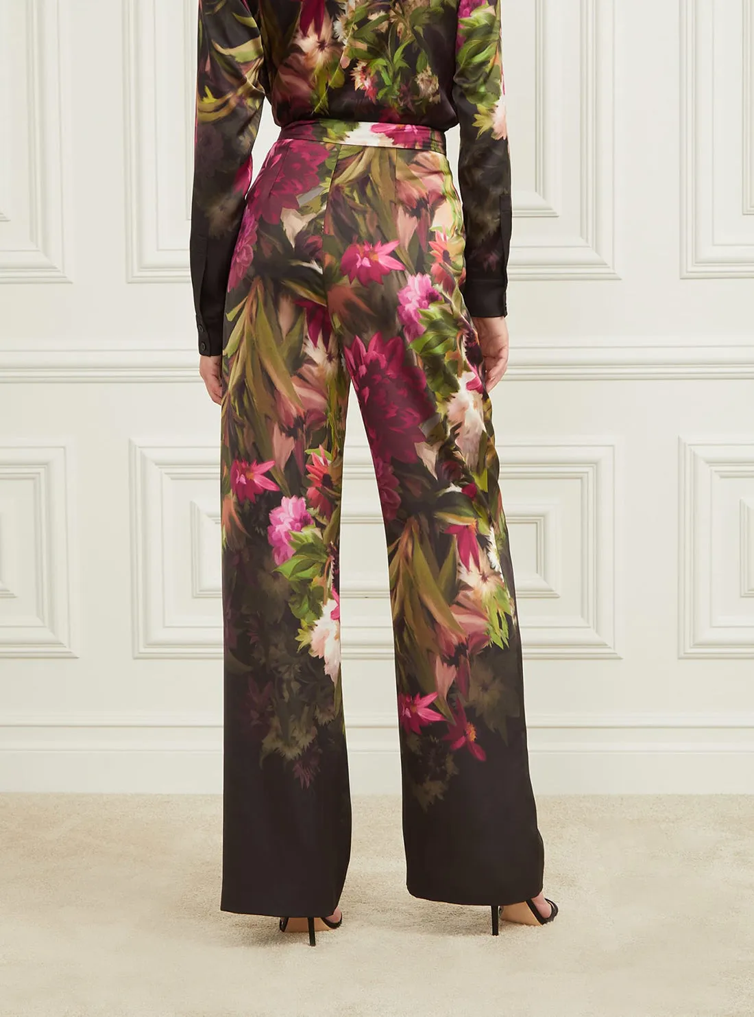 Marciano Floral Slick Pants