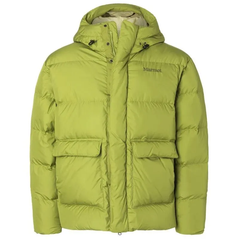 Marmot Mens Stockholm Classic fit Puffer Jacket Coat XXL Green Solid
