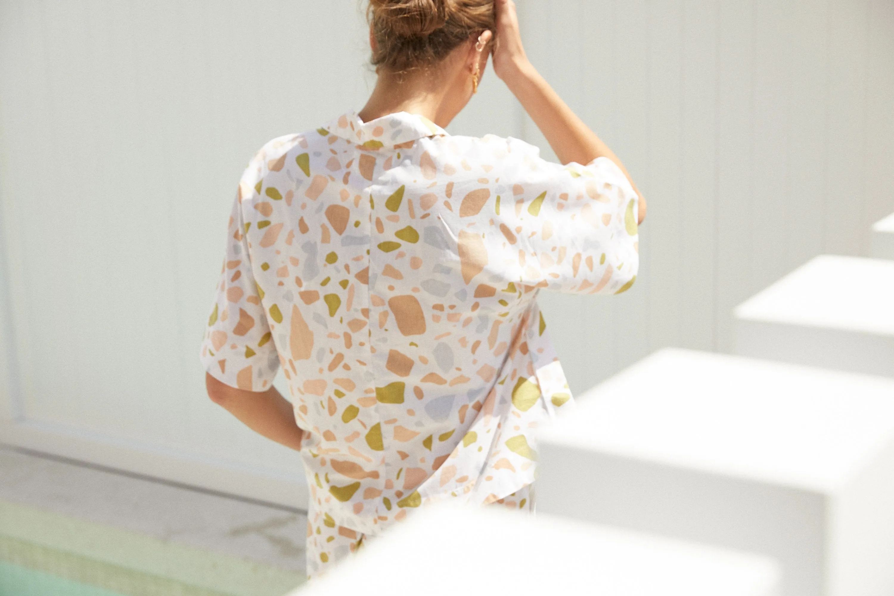 Marnie Sleep Set - Lounge Pants - Cotton - Terrazzo