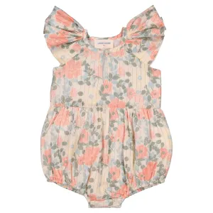 MARTINA LUREX VINTAGE FLOWER ROMPER