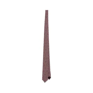 MARTINI TIE WITH JACQUARD MICRO-DESIGNS