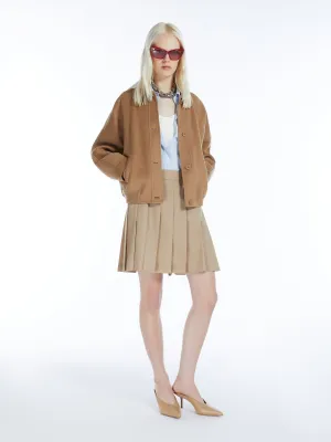 Max Mara | Pleated gabardine skirt