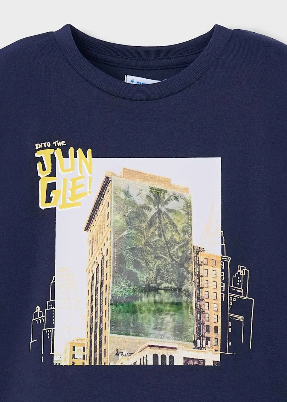 Mayoral Boys Lenticular Jungle T-Shirt 3043 Navy