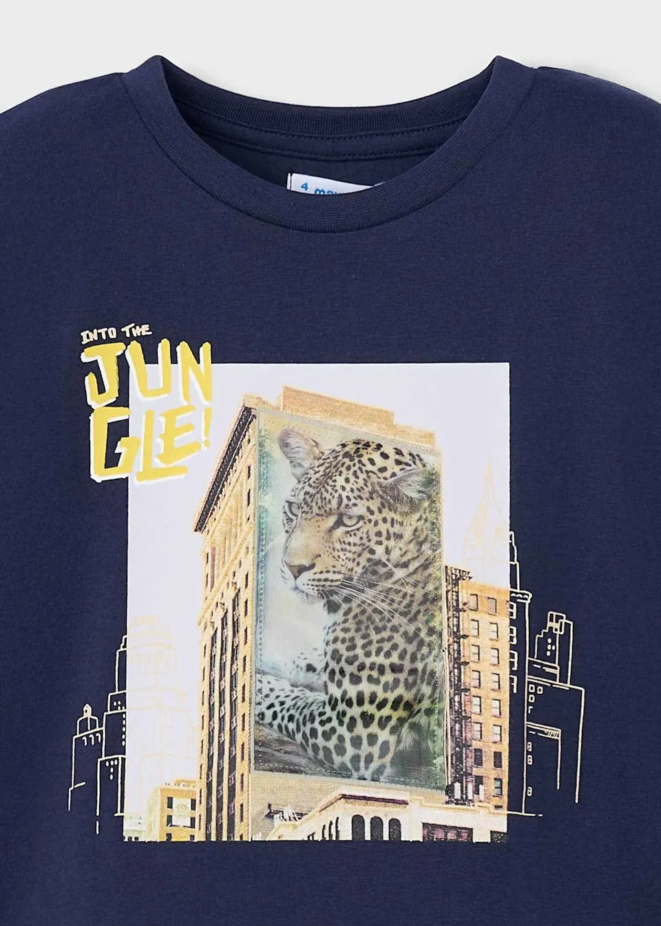 Mayoral Boys Lenticular Jungle T-Shirt 3043 Navy