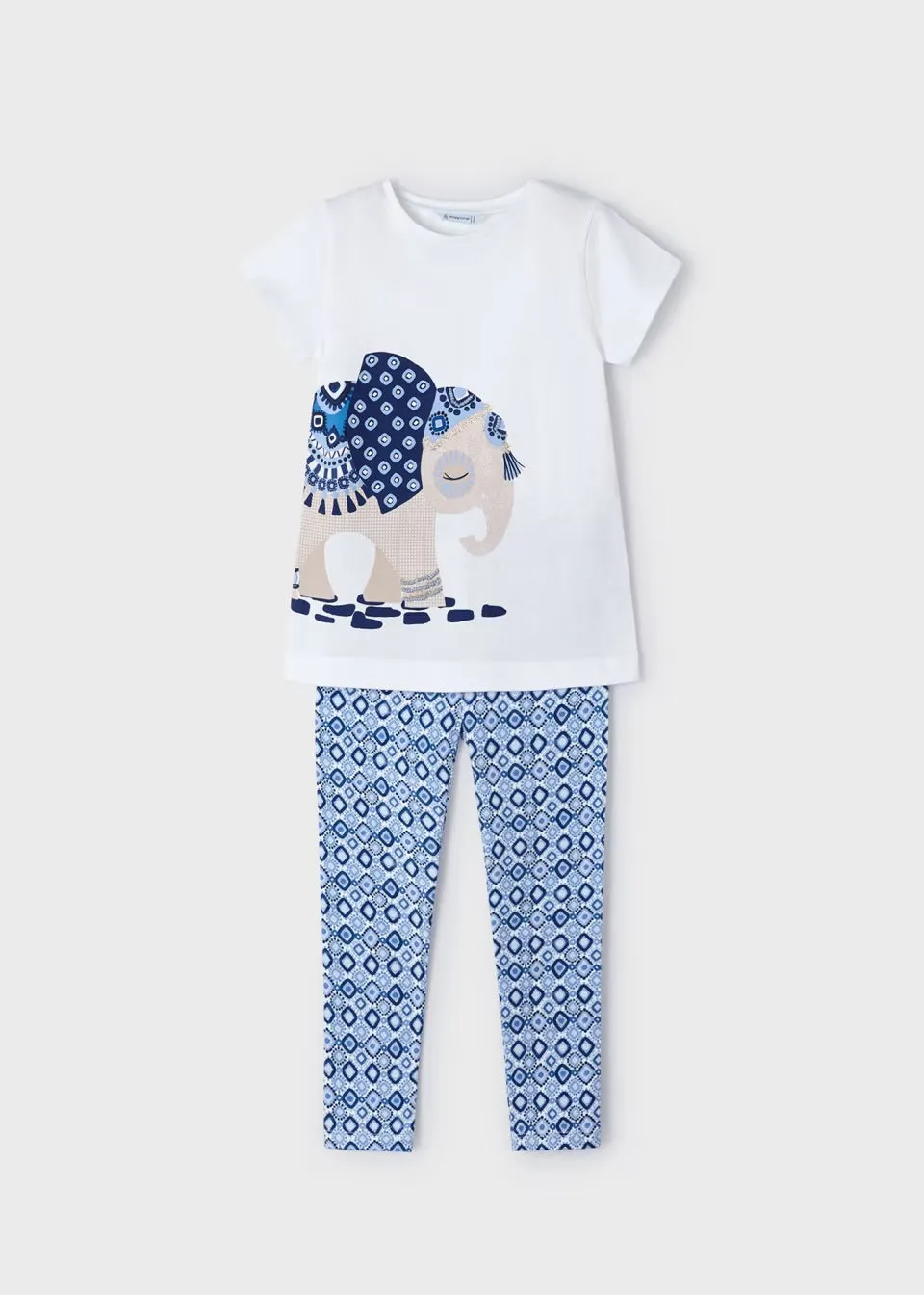 Mayoral Girls Leggings Set 3711 Elephant