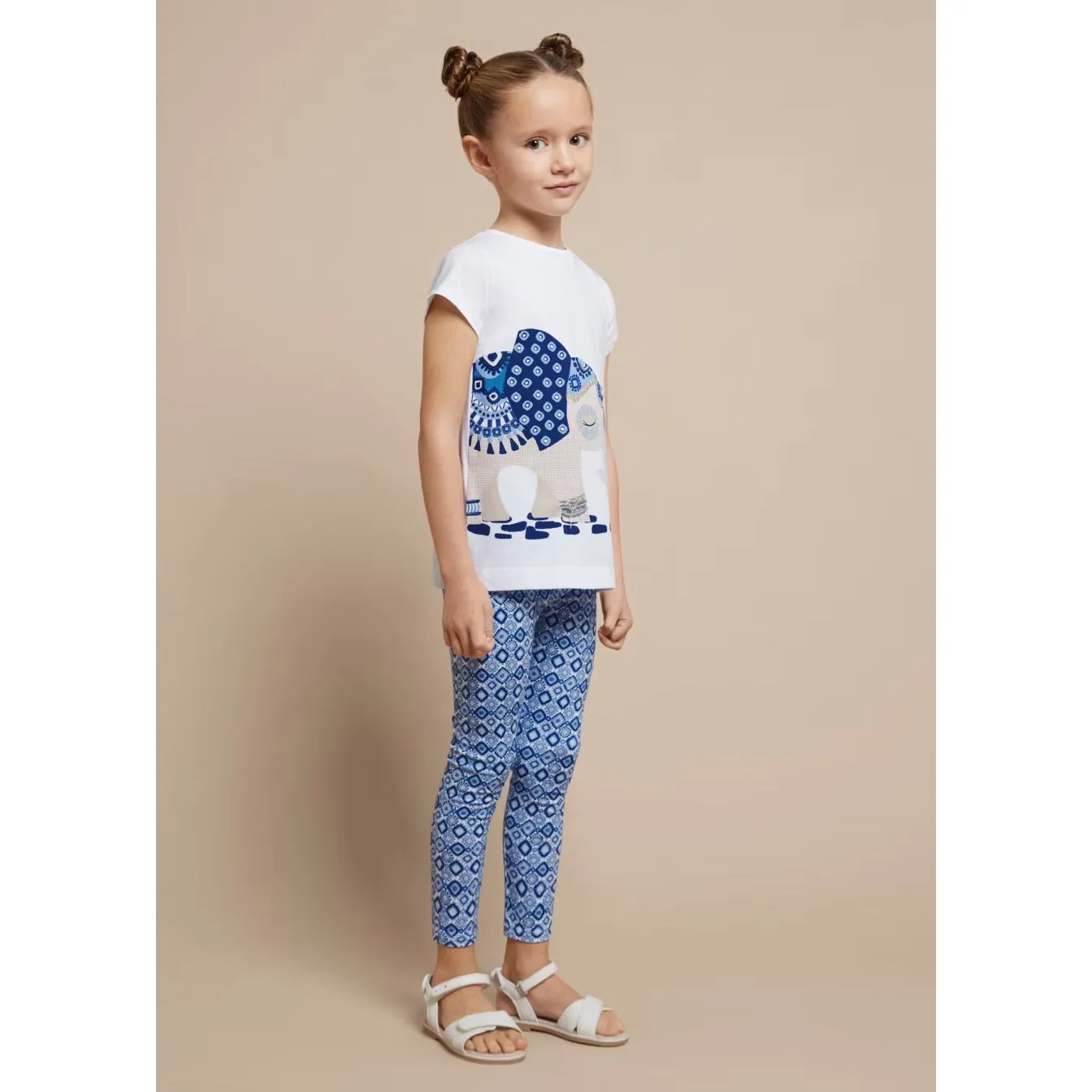 Mayoral Girls Leggings Set 3711 Elephant