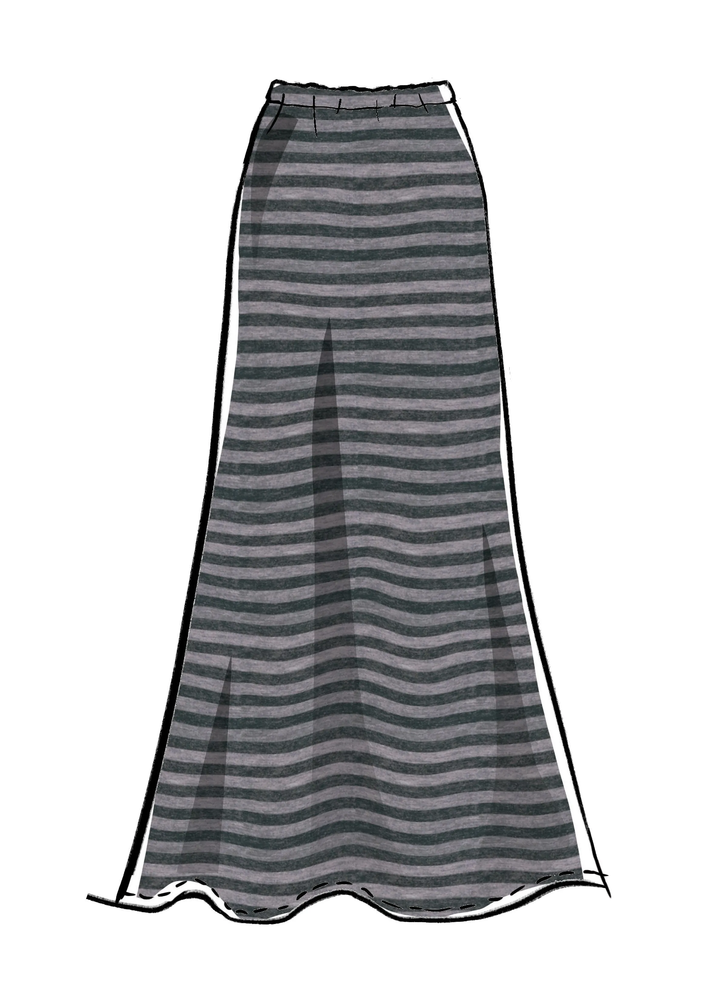 McCall's pattern 8055 Straight or A-line Skirts
