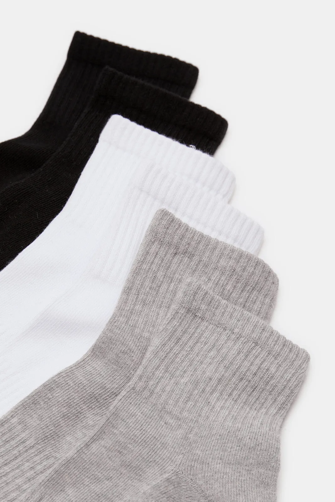 Men Assorted Ankle Socks Set (Pack of 3)