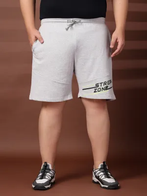 Men Grey Regular Fit Shorts